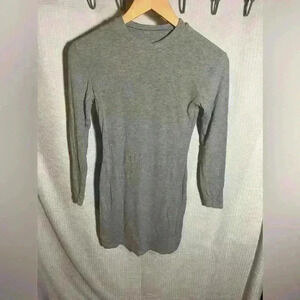 Unbranded Medium Gray Long Sleeve Dress